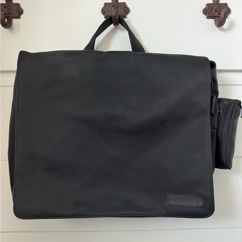 Reaction Black Messenger Bag Durable and Versatile